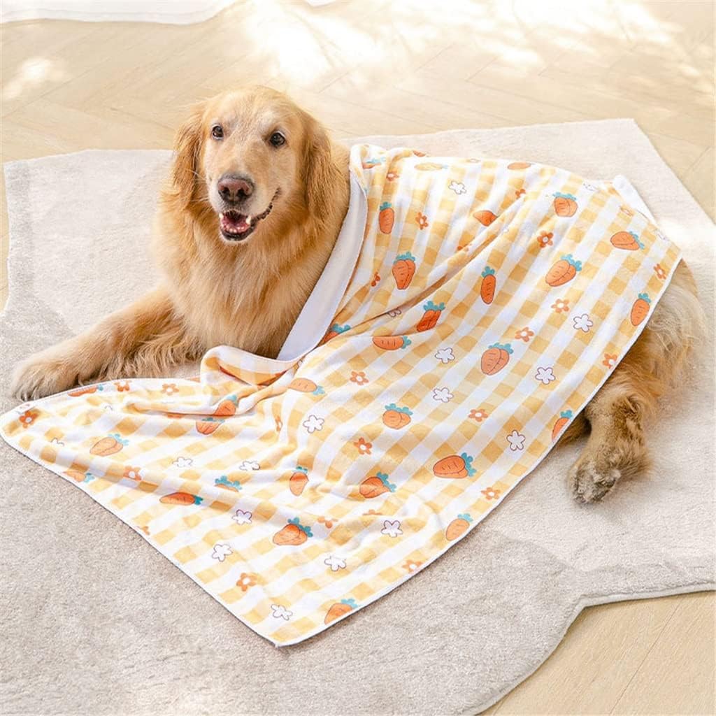 DHDM Pet Absorbent Towel Quick-drying Absorbent Bath Towel for Dogs and Cats Pet Supplies (Color : D, Size : S code)