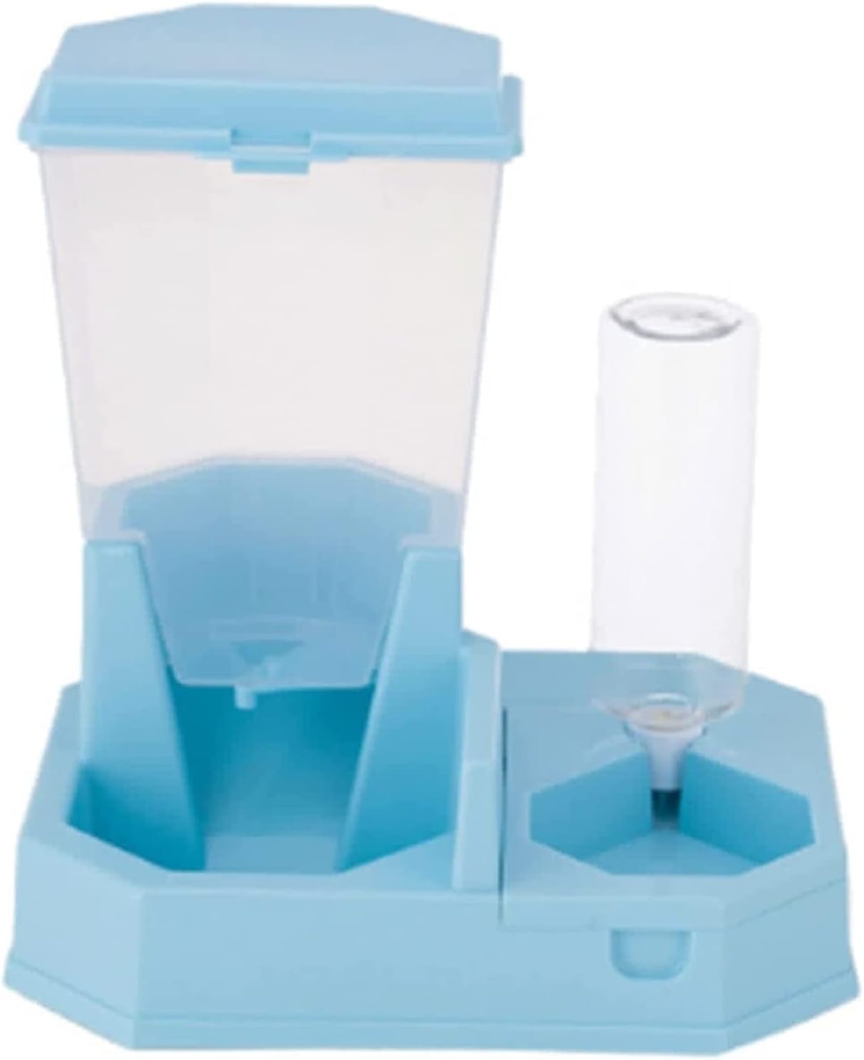 pet Water Dispenser 2 in 1 Pets Automatic Water Feeder 2.5L/0.5L Automatic Dog Feeder Cat Water Dispensers Unplugged Feed Water Pet Supplies for Small...