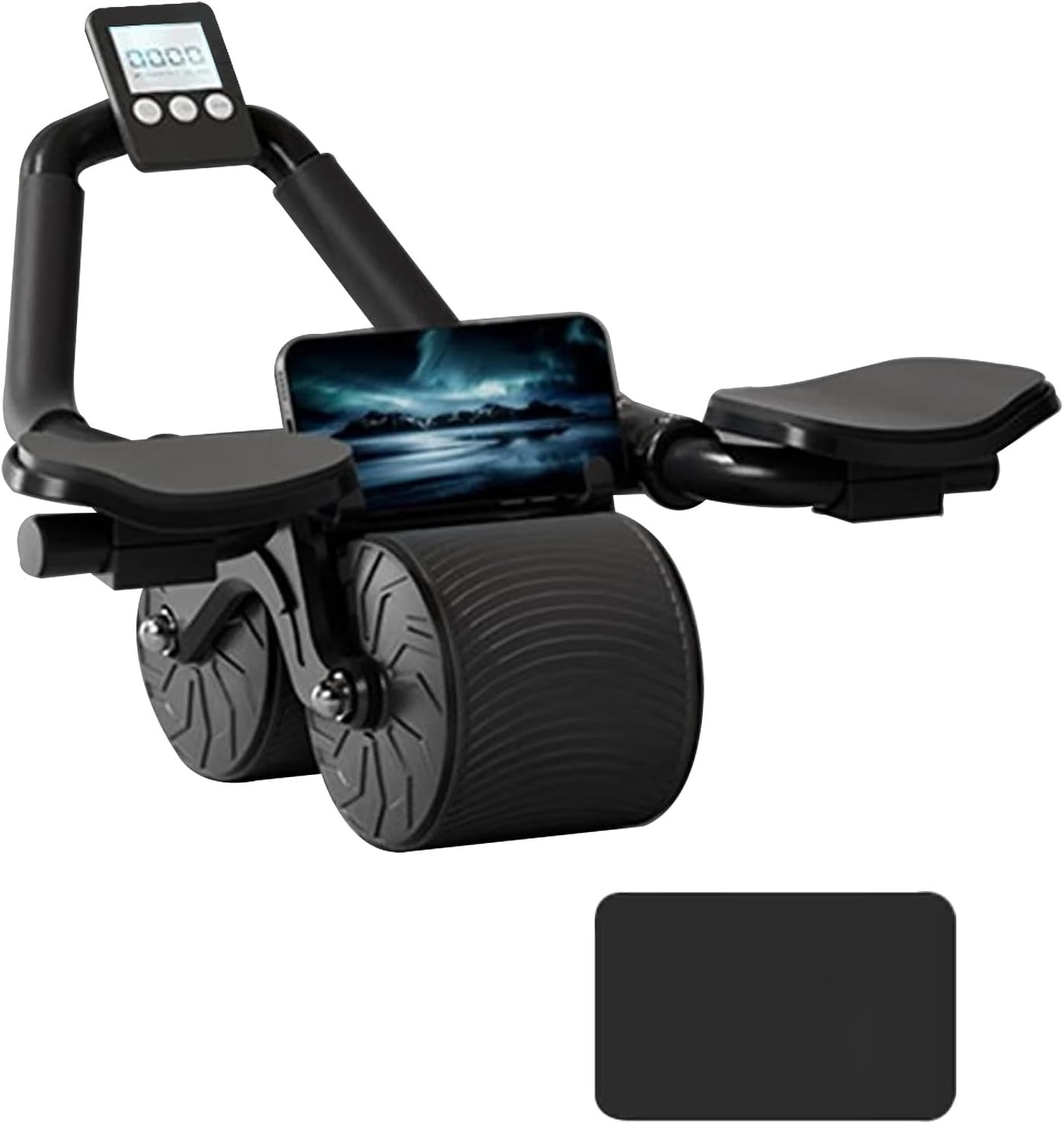 Uota Elbow Support Automatic Rebound Abdominal Wheel，Ab Roller for Abdominal Exercise Machine，Abs Workout Equipment，Dolly Core Strengthening Trainer Fitness...