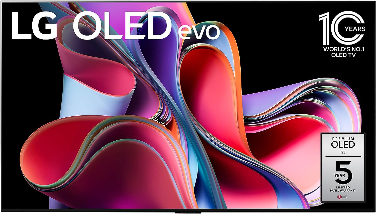 LG G3 Series 77-Inch Class OLED evo 4K Processor Smart Flat Screen TV for Gaming with Magic Remote AI-Powered Gallery Edition OLED77G3PUA, 2023 with Alexa...