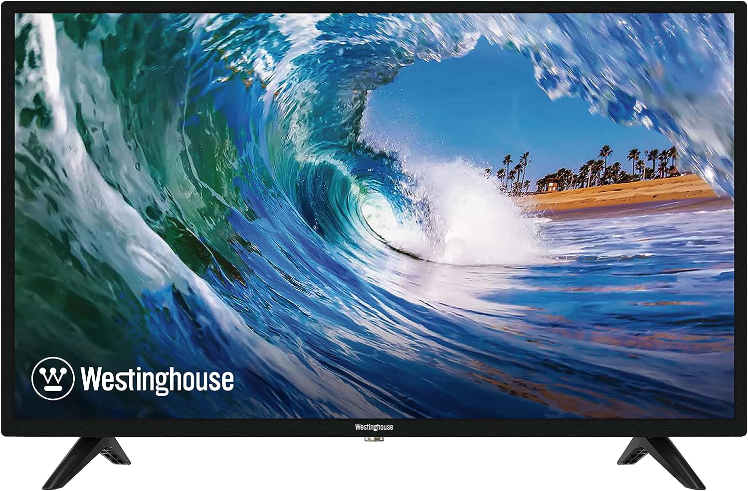 Westinghouse HD 32 Inch TV, Slim, Compact 720p LED Flat Screen TV with Built-in HDMI, USB, VGA, and V-Chip, High Definition Small TV and Monitor for Home or...