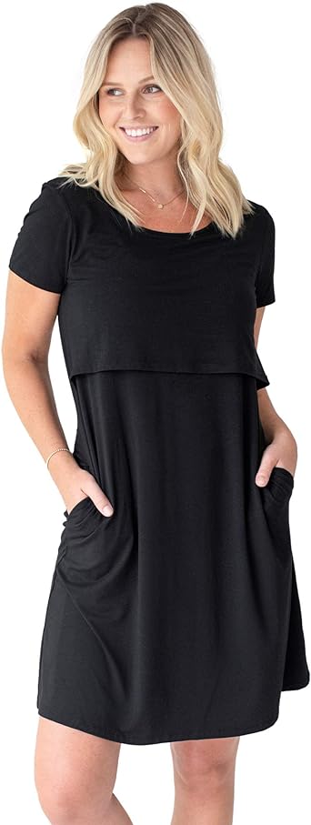 Kindred Bravely Eleanora Ultra Soft Maternity and Nursing Nightgown and Lounge Dress