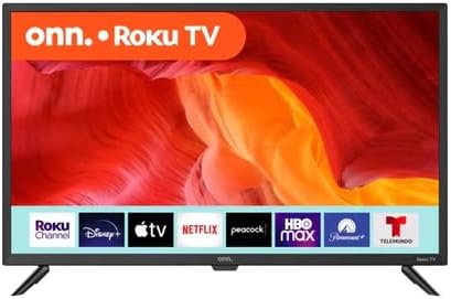 Onn 32-Inch Class HD LED Smart TV 720p Resolution, 60 Hz Refresh Rate, DLED Display, Wireless Streaming, 100012589 (Renewed)