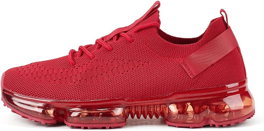 LUCKY STEP Women Air Cushion Fashion Sneakers Breathable Casual Comfortable Lightweight Walking Shoes