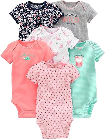 Simple Joys by Carter's Baby Girls' Short-Sleeve Bodysuit