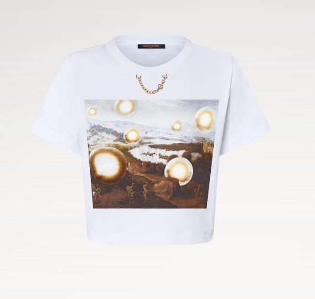 LOUIS VUITTON x LAURENT GRASSO PRINTED T-SHIRT