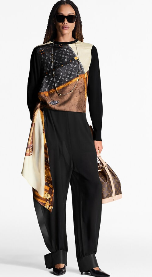 Box print sweatshirt