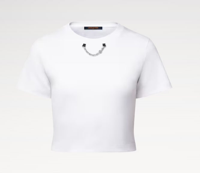 LV spray-painted short top