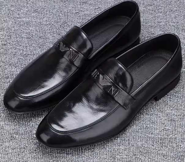 Walker Shop luxury men's shoes genuine leather business shoes men's slip-on fashionable and versatile casual leather shoes