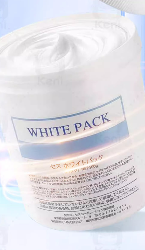 Japanese CESS WHITE PACK skin-removing and whitening facial mask body mask whole body whitening and brightening smearable
