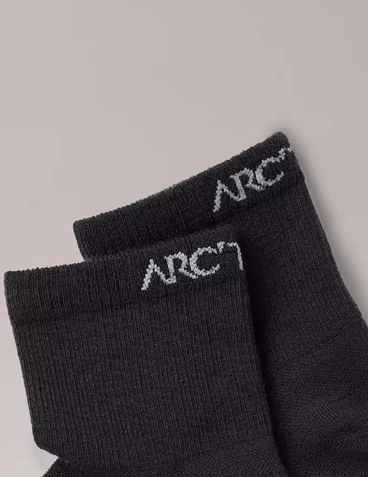 ARC'TERYX Arc'teryx MERINO WOOL QUARTER SOCK breathable unisex socks