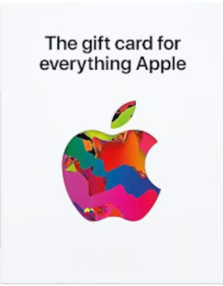 Apple Gift Card - App Store, iTunes, iPhone, iPad, AirPods, MacBook, accessories and more (Email Delivery)
