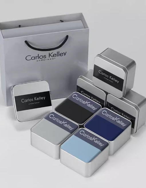 Modal men's underwear seamless waist four-corner boys' cotton men's shorts gift box